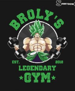 Broly Shirt Legendary Gym T-Shirt
