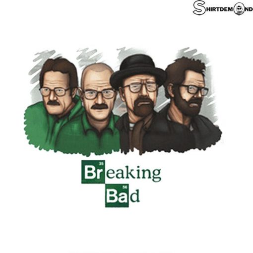Heisenberg T-shirt Breaking Bad - The Evolution of Heisenberg