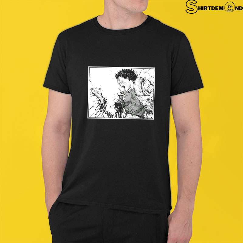 Akira T-Shirts – Akira Tetsuo Losing Arm T-Shirt – Clothes For