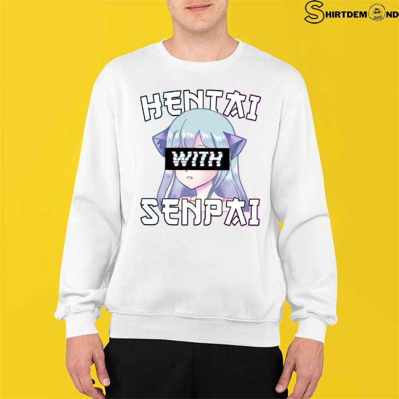 Sailor Moon shirt Anime Meme Hentai With Senpai I Neko Anime Cat Girl  Essential T Shirt | ShirtDemand