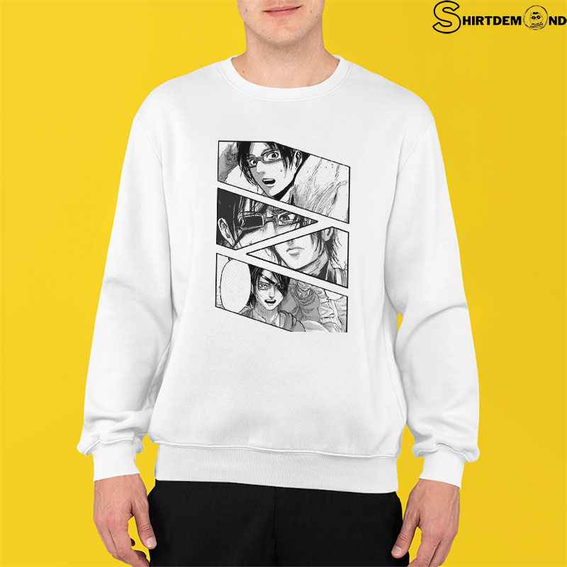 Attack On Titan Logo and Titan Images Long Sleeve