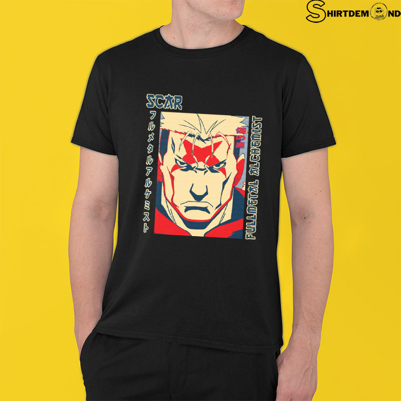 Fullmetal Alchemist shirt Love Scar Japanese Fantasy Anime Fullmetal  Alchemist T Shirt | ShirtDemand