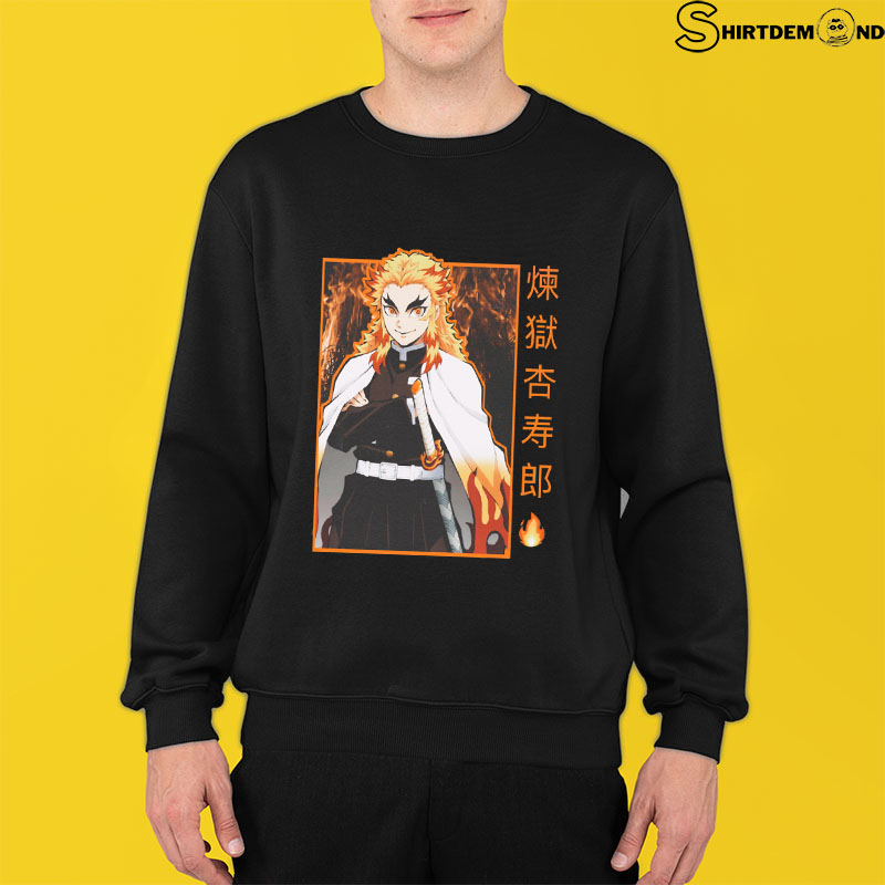 RENGOKU - HASHIRA DO FOGO - DEMON SLAYER - KIMETSU NO YAIBA - TSHIRT FULL