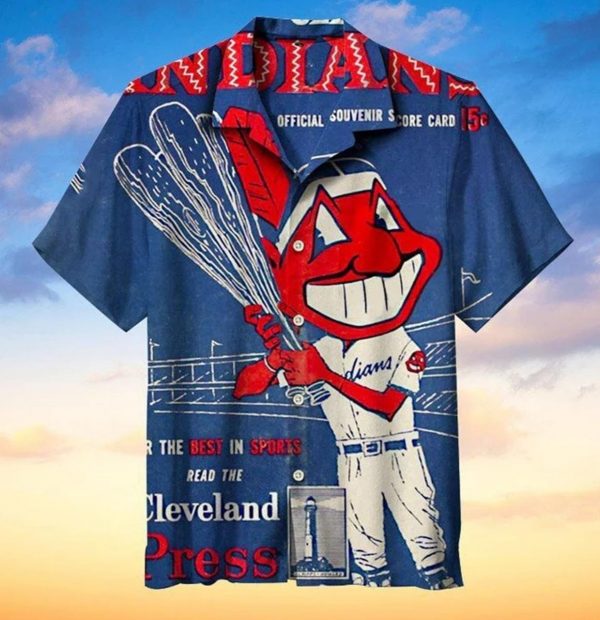 Baseball Team Cleveland Indians Mlb Baseball Hawaiian Shirt – Clothes For  Chill People