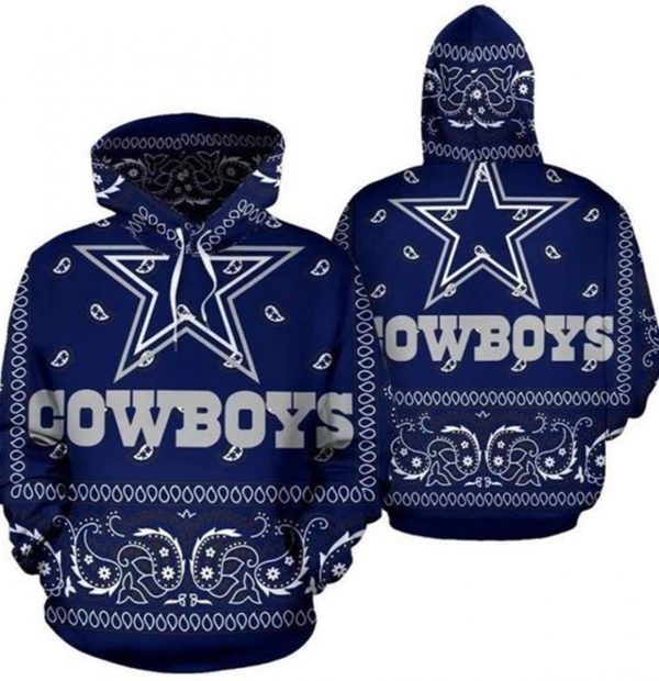 Dallas Cowboys Hoodie 3D All Over Printed Size S-5XL