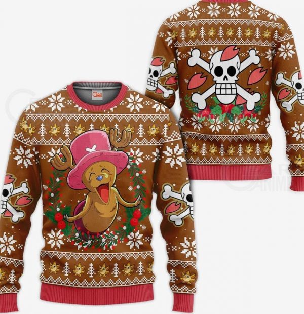 Heart Pirates Custom Anime One Piece Ugly Christmas Sweater