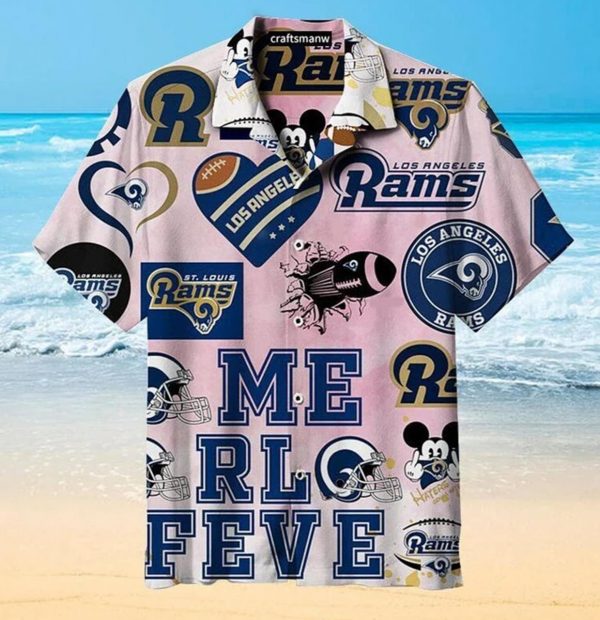 Los Angeles Rams And St Louis Rams Nfl Hawaiian Shirt – Clothes For Chill  People