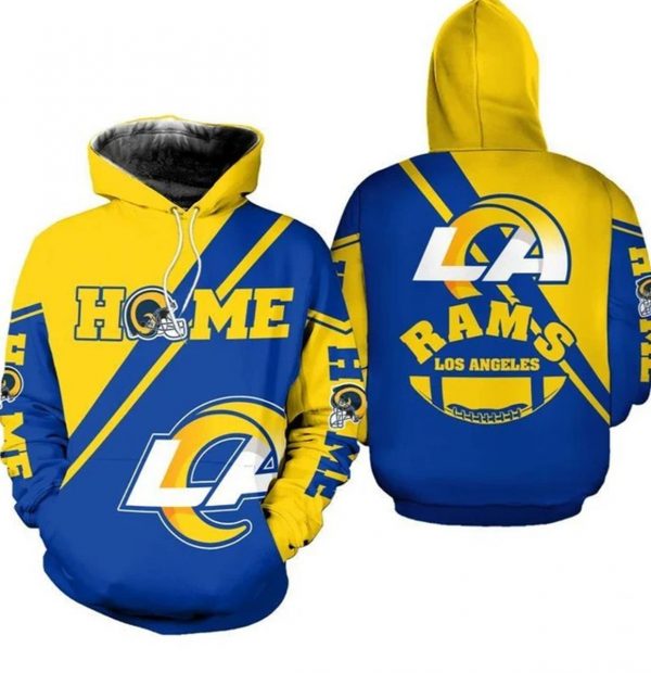 NFL Los Angeles Rams 3D Hoodie La Rams Fans Gift - T-shirts Low Price