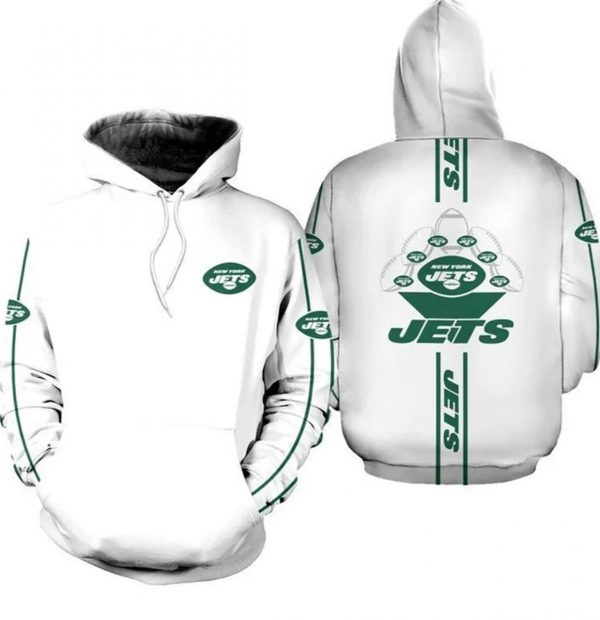 NFL New York Jets Green 3D Hoodie Zip Hoodie For Men And Women Sport Gift -  Banantees