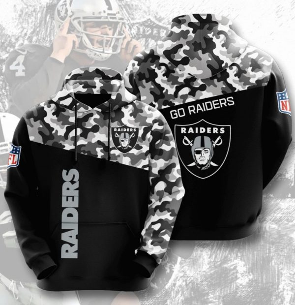 Oakland Raiders NFL 3D Hoodie Print Full 