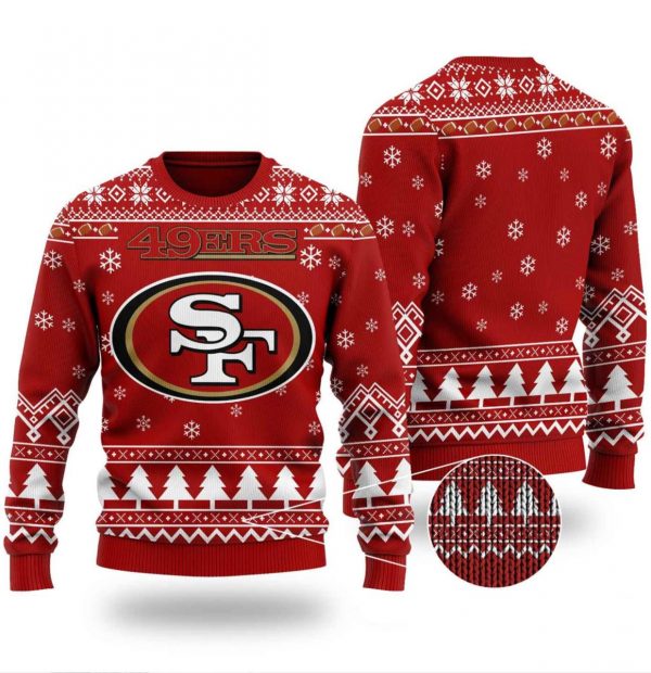 NFL San Francisco 49ers Ugly Christmas Sweater – Clothes For Chill People