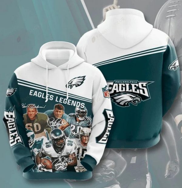 Philadelphia Eagles Hoodie 3D Logo Philadelphia Eagles Gift