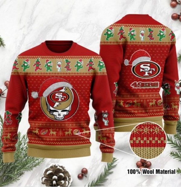 49ers christmas sweater best sale